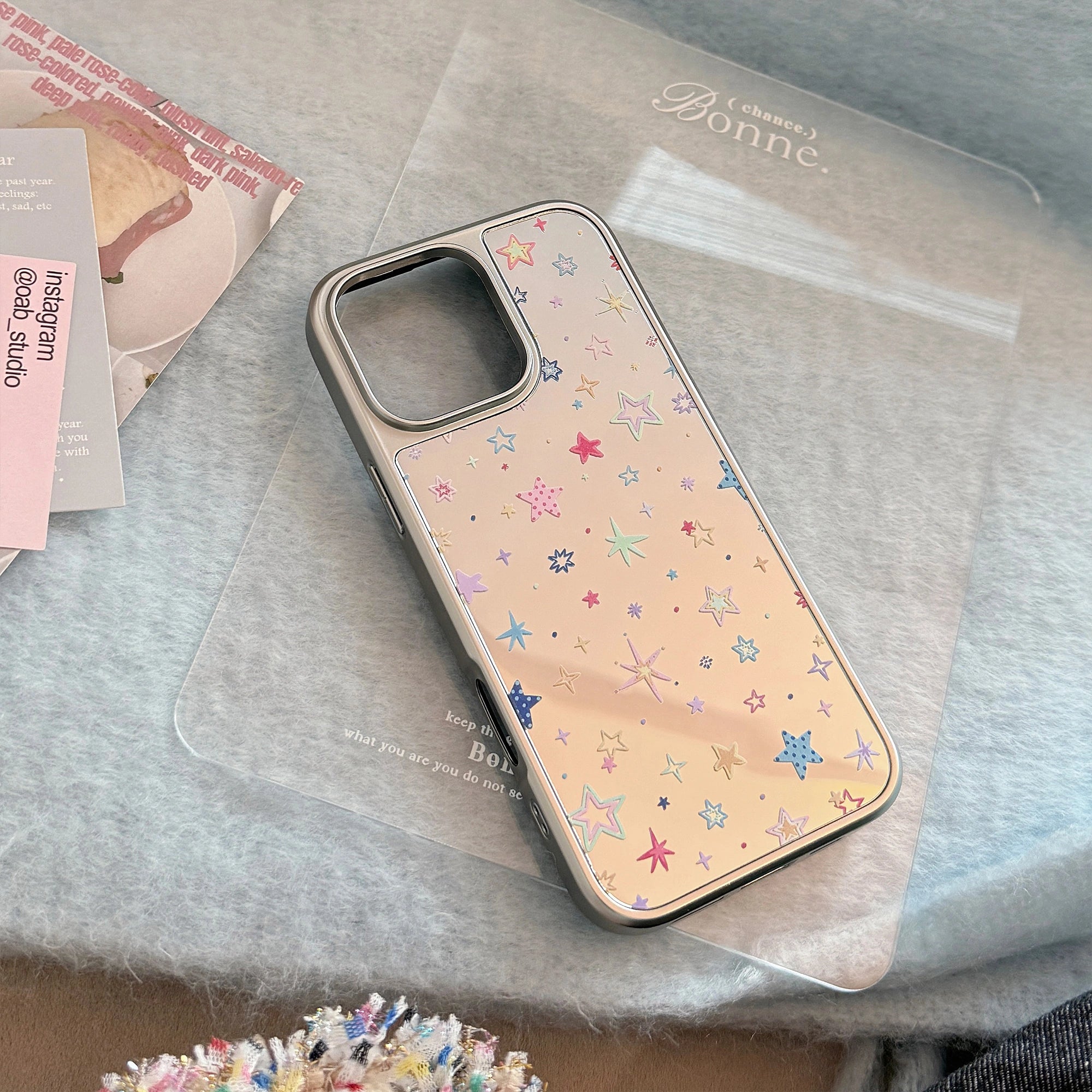 Colorful Dopamine Stars - iPhone Case